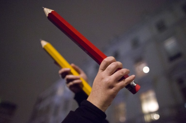 Charlie Hebdo vigil in France