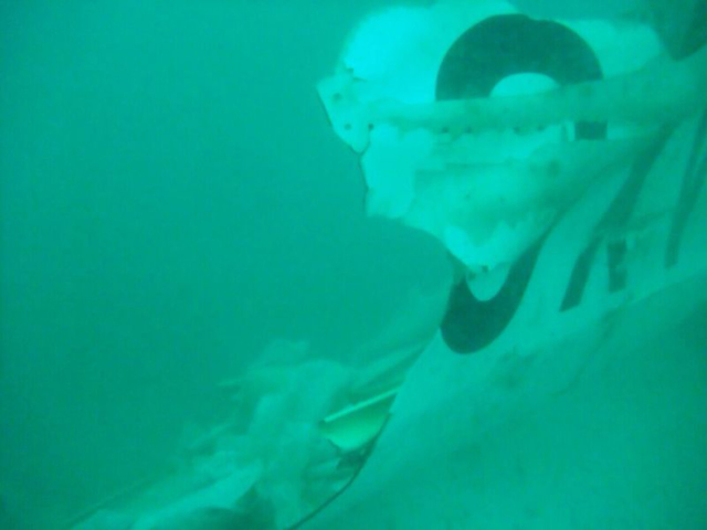 wreckage from AirAsia 8501.