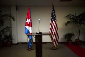 FILE - The U.S. hopes to open an embassy in Havana before presidents Barack Obama and Raul Castro meet at a regional summit in April, which will be the scene of the presidents first face-to-face meeting since they announced on Dec. 17 that they will re-establish diplomatic relations after a half-century of hostility. (AP Photo/Ramon Espinosa, File)