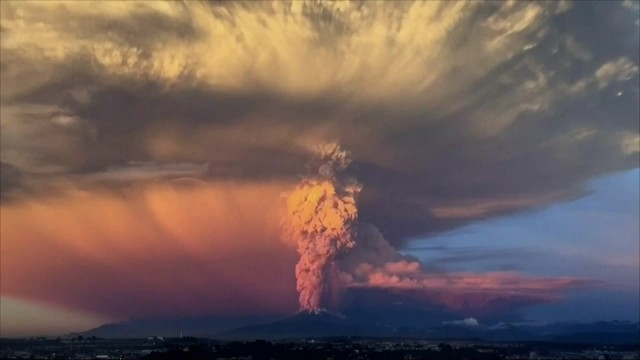 The might of the Calbuco volcano