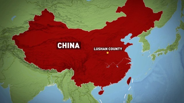 CHINA Lushan county