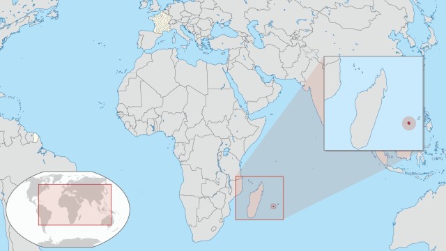 Reunion Island map