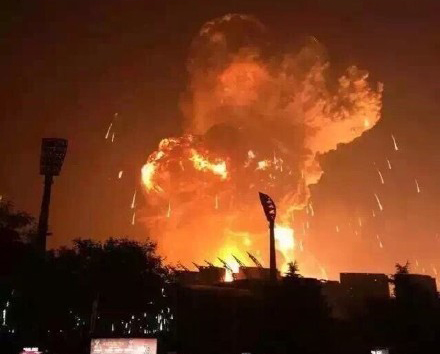 Massive explosions in China’s port city Tianjin leave many dead, injured