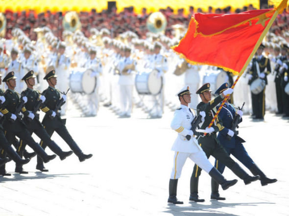 File photo of the 2009 National Day parade.