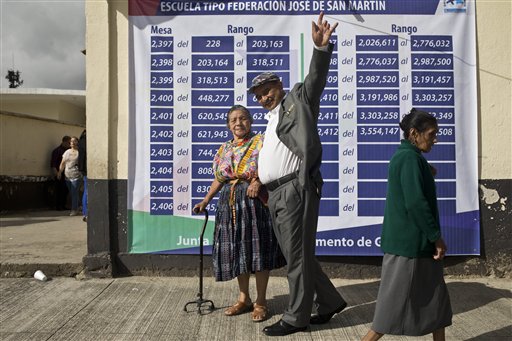 Guatemala presidential candidates cast votes