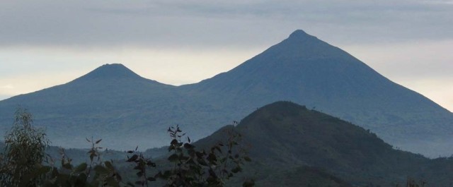 "Gahinga Muhabura" A volcano within Virunga Massif. Photo by Amakuru. 