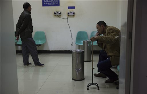 20 percent of Chinese men killing themselves by smoking