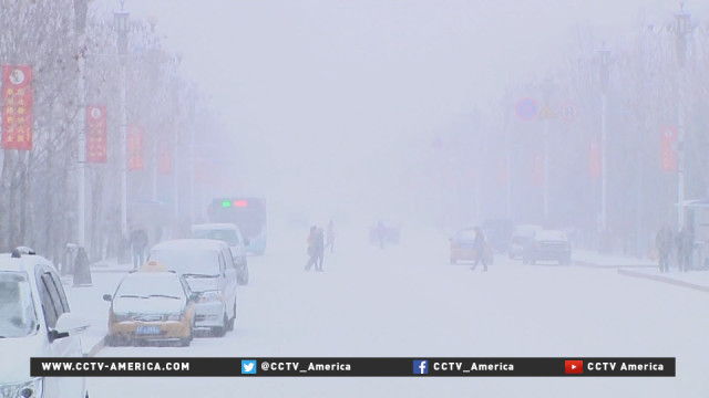 Heavy snow hits large swath of north China