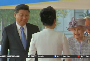 President Xi receives warm welcome from Queen Elizabeth II