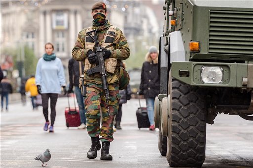 Belgian prosecutors announce they have detained 16 in raids