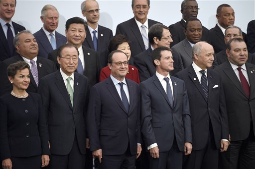 More than 150 world leaders are meeting under heightened security, for the 21st Session of the Conference of the Parties to the United Nations Framework Convention on Climate Change (COP21/CMP11), also known as "Paris 2015" from November 30 to December 11. (Martin Bureau/Pool Photo via AP)
