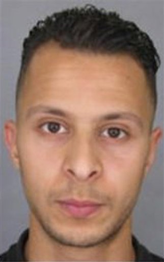 This undated file photo provided by French Police shows 26-year old Salah Abdeslam, who is wanted by police in connection with recent terror attacks in Paris, as police investigations continue Friday, Nov. 13, 2015.  French police released the wanted notice and photo of the suspect on the run since the attacks in Paris on Friday.  The notice, released on the France National Police Twitter account, says anyone seeing Salah Abdeslam, should consider him dangerous. (Police Nationale via AP)