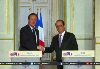 France and UK leaders meet for terror talks