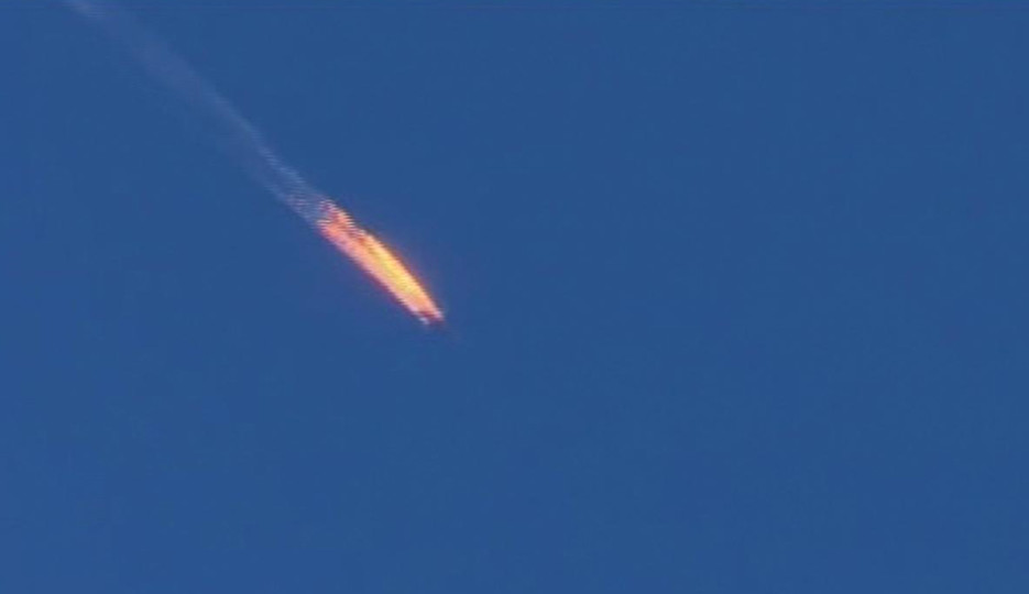Russia says Turkey downed its jet at Turkey-Syria border