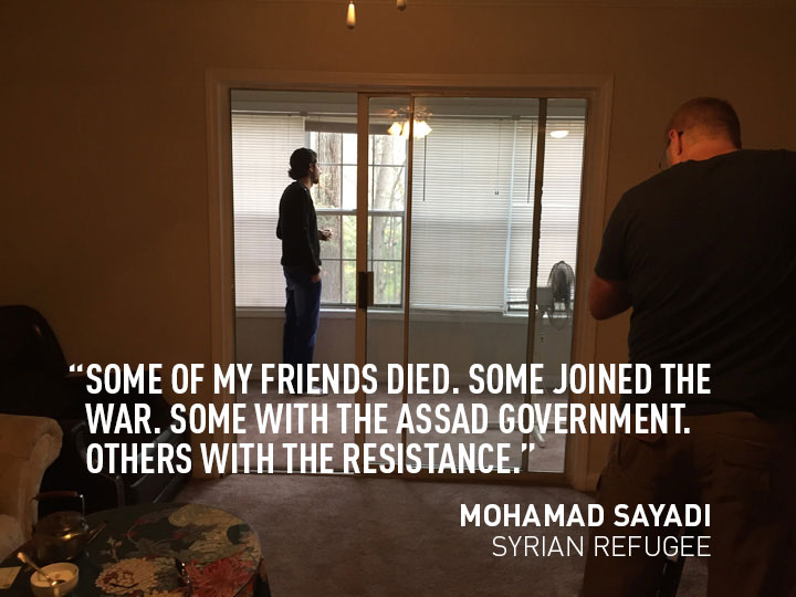 Mohamad Sayadi, Syrian refugee