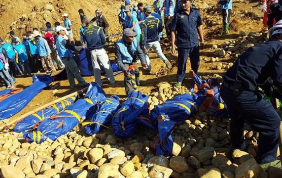 Scores killed in Myanmar jade mine landslide