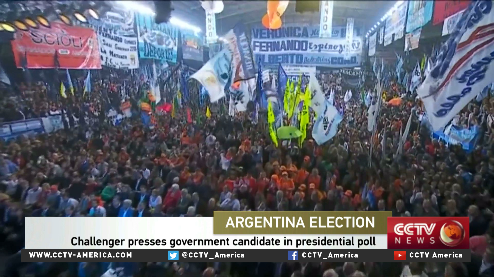 Argentina presidential candidates campaign to the end for Sunday’s election