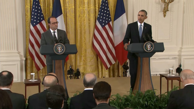 Francois Hollande, Barack Obama