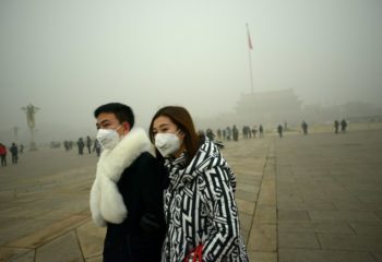 CHINA-ENVIRONMENT-POLLUTION-COP21 smog