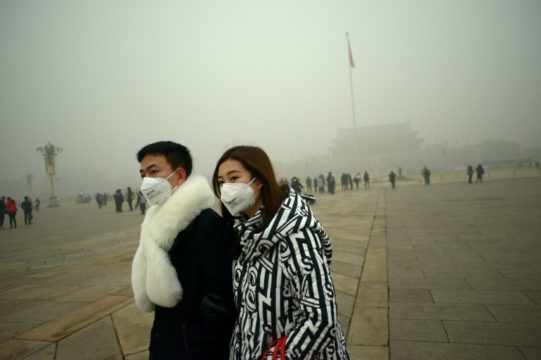 CHINA-ENVIRONMENT-POLLUTION-COP21 smog