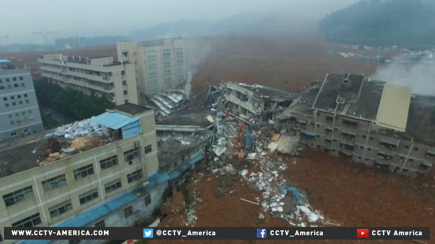Rescuers search for missing after landslide in China’s Shenzhen City