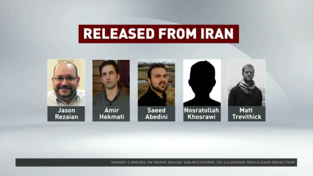 Hostages released from Iran