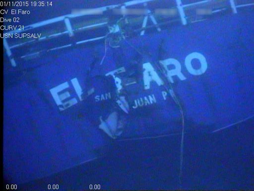 NTSB releases video of El Faro wreckage