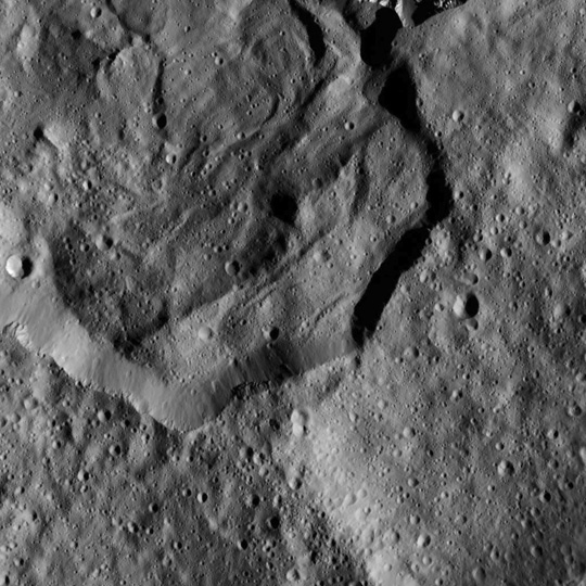 Messor Crater on Ceres