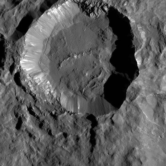 Kupalo Crater on Ceres