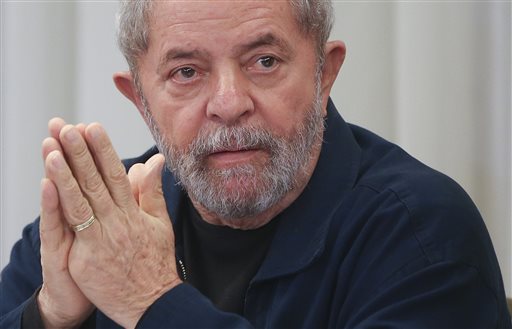 Brazilian police question ex-president in corruption probe