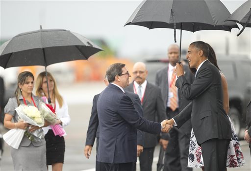 US President Barack Obama arrives in Havana for historic visit