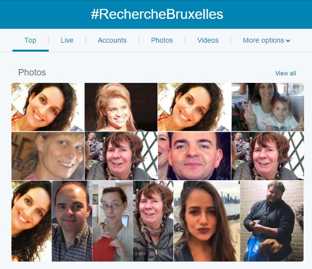 #recherchebruxelles: Families use Twitter to find those missing in Brussels attack
