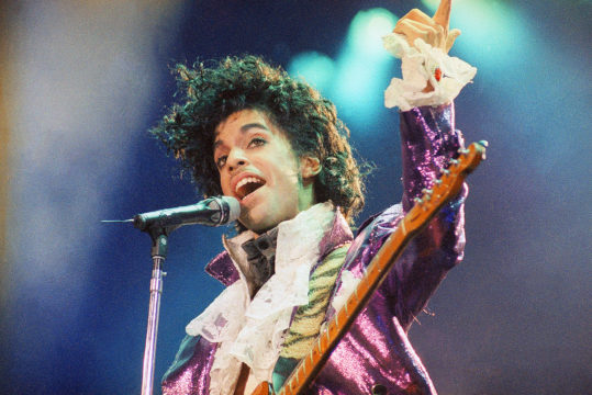 Prince performs at the Forum in Inglewood, Calif