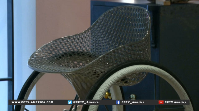 3-D printed wheelchair built to conform to body and disability