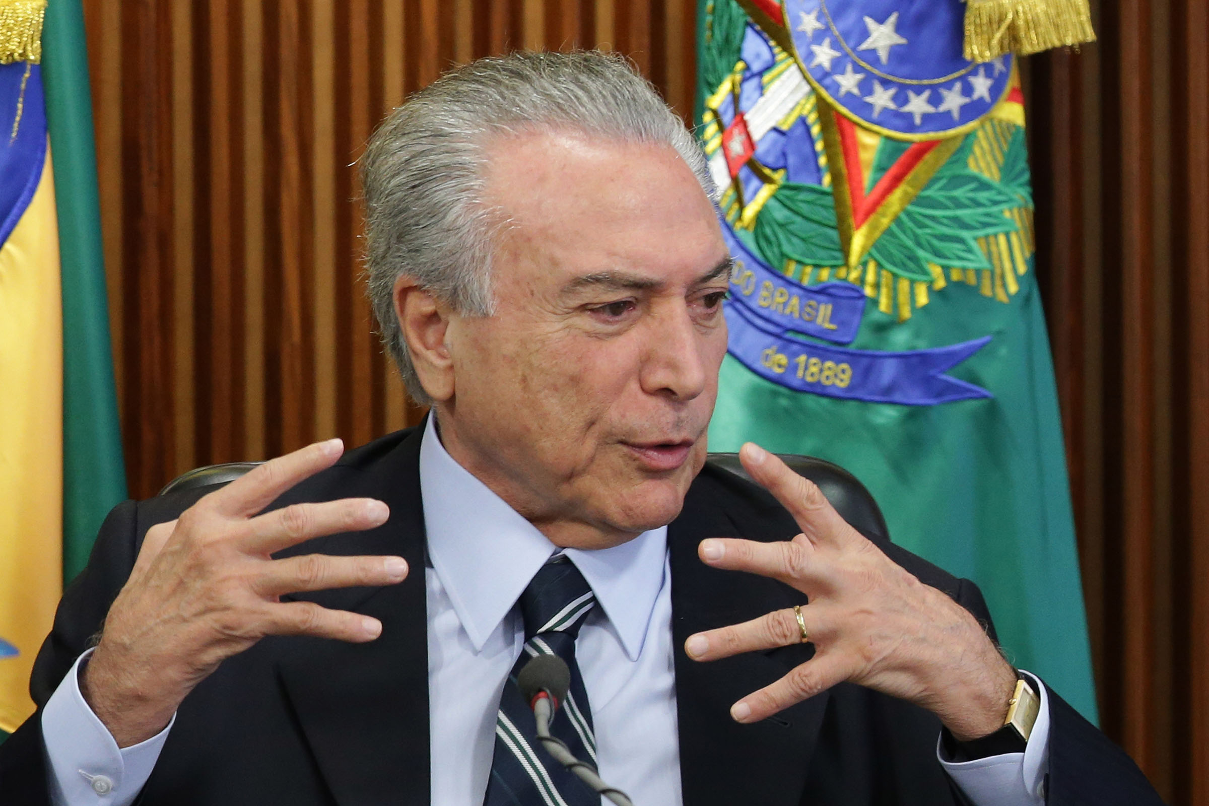 Brazil’s interim president reveals new cabinet