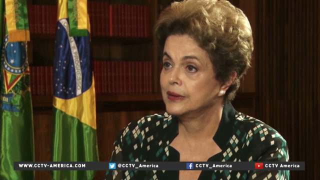 Suspended Brazilian President Dilma Rousseff