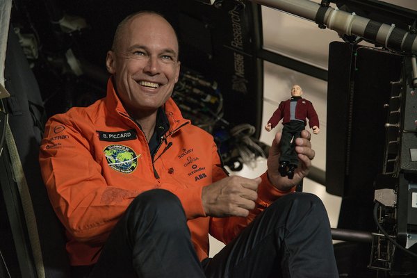 Piccard and Picard - The fictional captain on Star Trek was named for Bertrand's grand-uncle, a balloonist who also circumnavigated the globe.