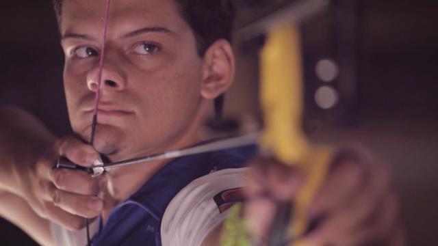 A talented archer aims for Olympic gold
