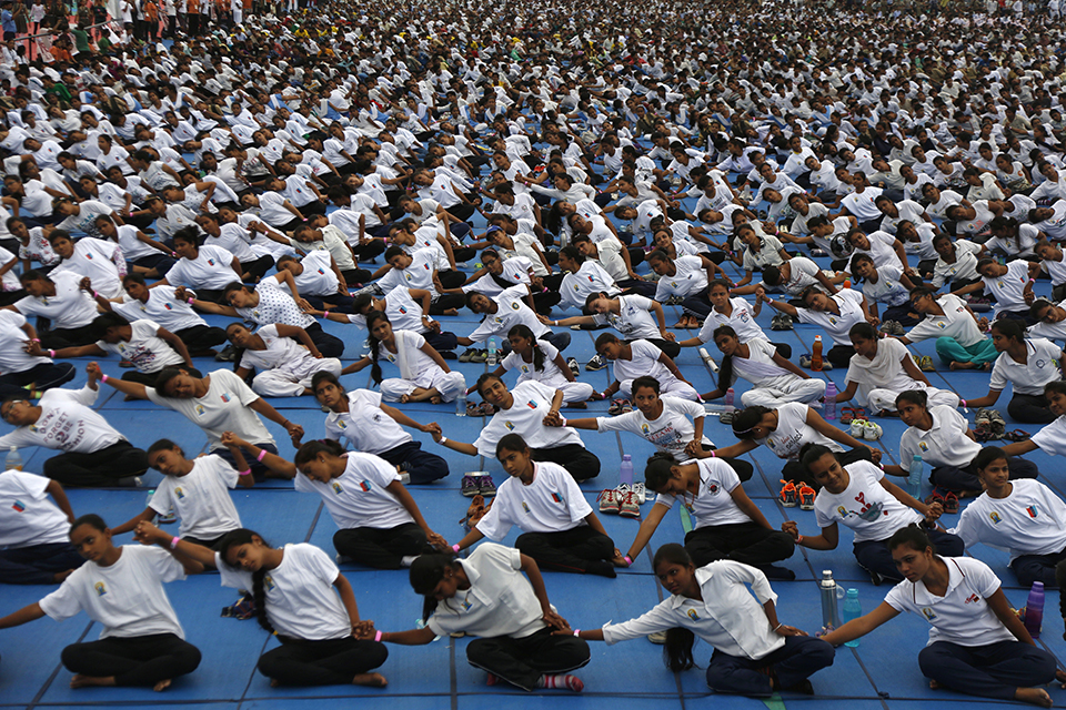 Millions ‘om’ together for global Yoga Day