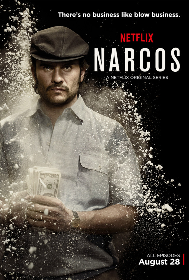 Juan Pablo Raba poses for the serie Narcos from Netflix.