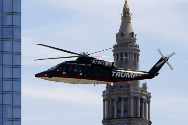 Trump's helicopter