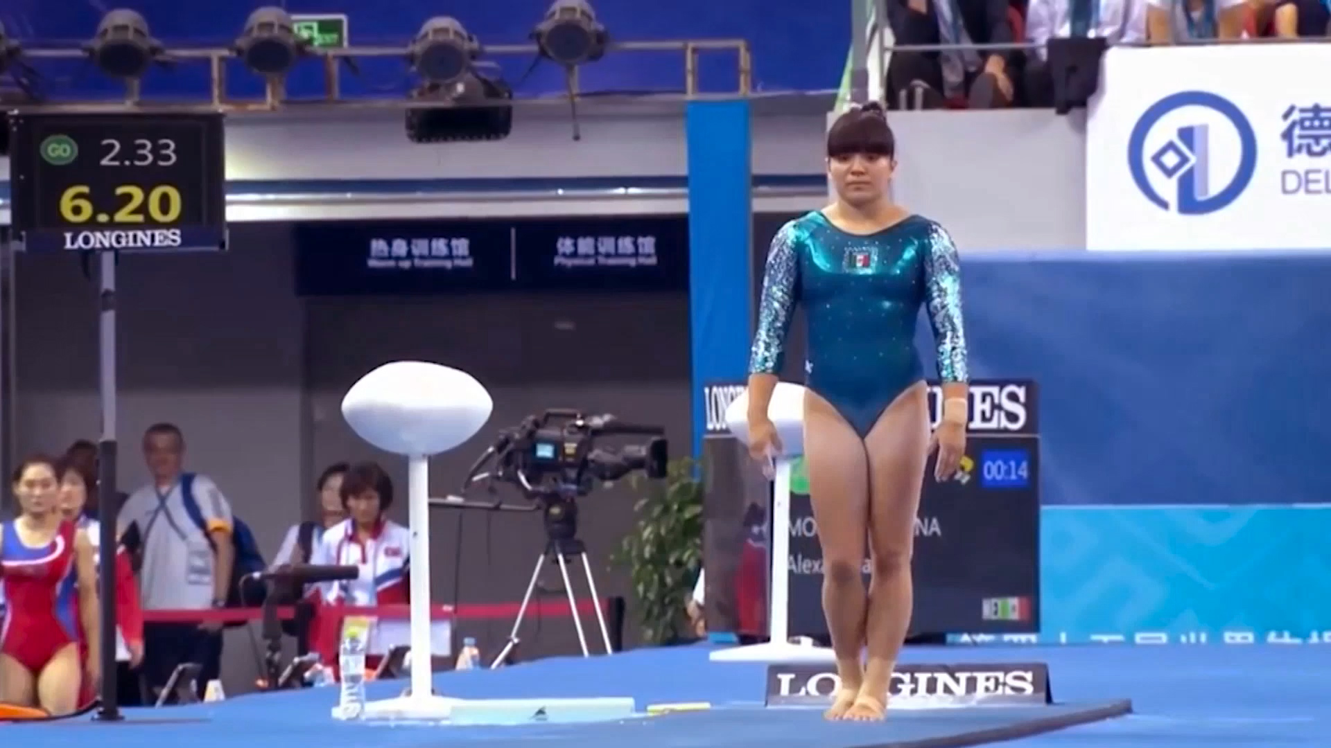 A Mexican Olympic gymnast rises to the occasion