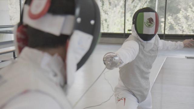 Behind the mask of Mexican Olympic fencer Daniel Gomez