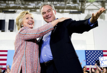 Hillary Clinton,Tim Kaine