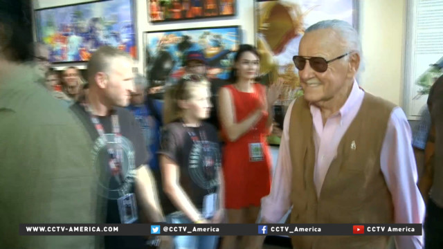 Comic book legend Stan Lee treated like royalty at Comic-Con