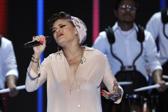 Andra Day performs