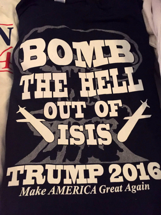 Bomb ISIS shirt