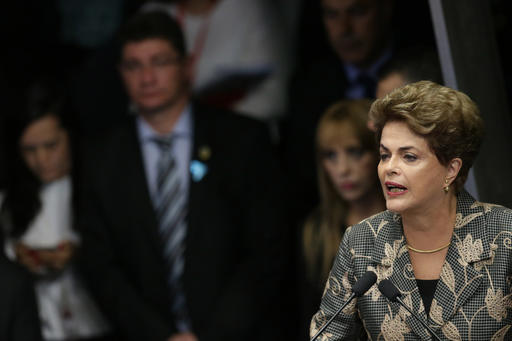 Brazil’s Rousseff faces senators, says accusations meritless