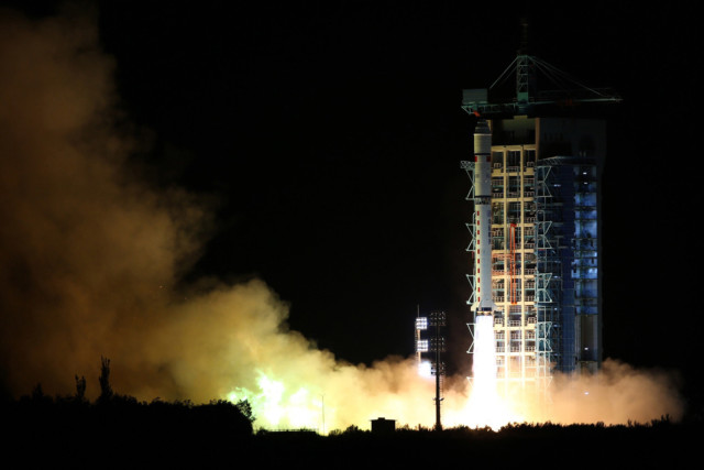 China Satellite TAKING OFF
