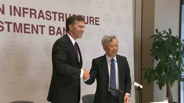 China welcomes Canada's AIIB application